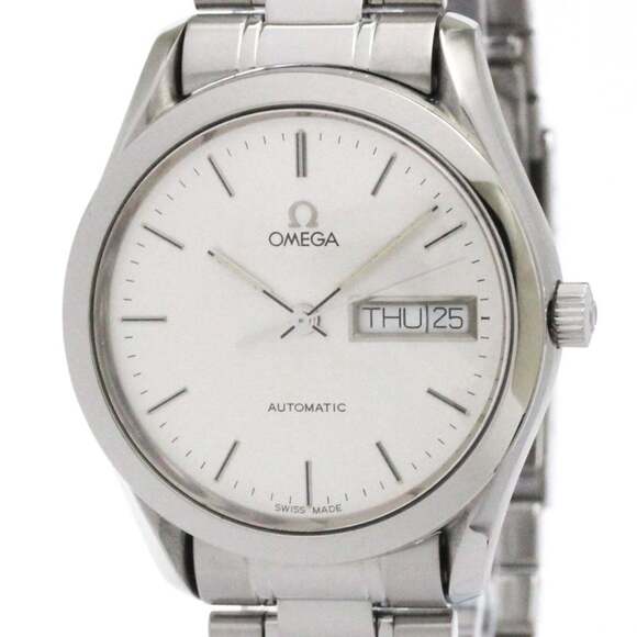 OMEGA Classic Day Date Steel Automatic Mens Watch 5122.31 Polished